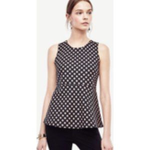 Ann Taylor Peplum top S